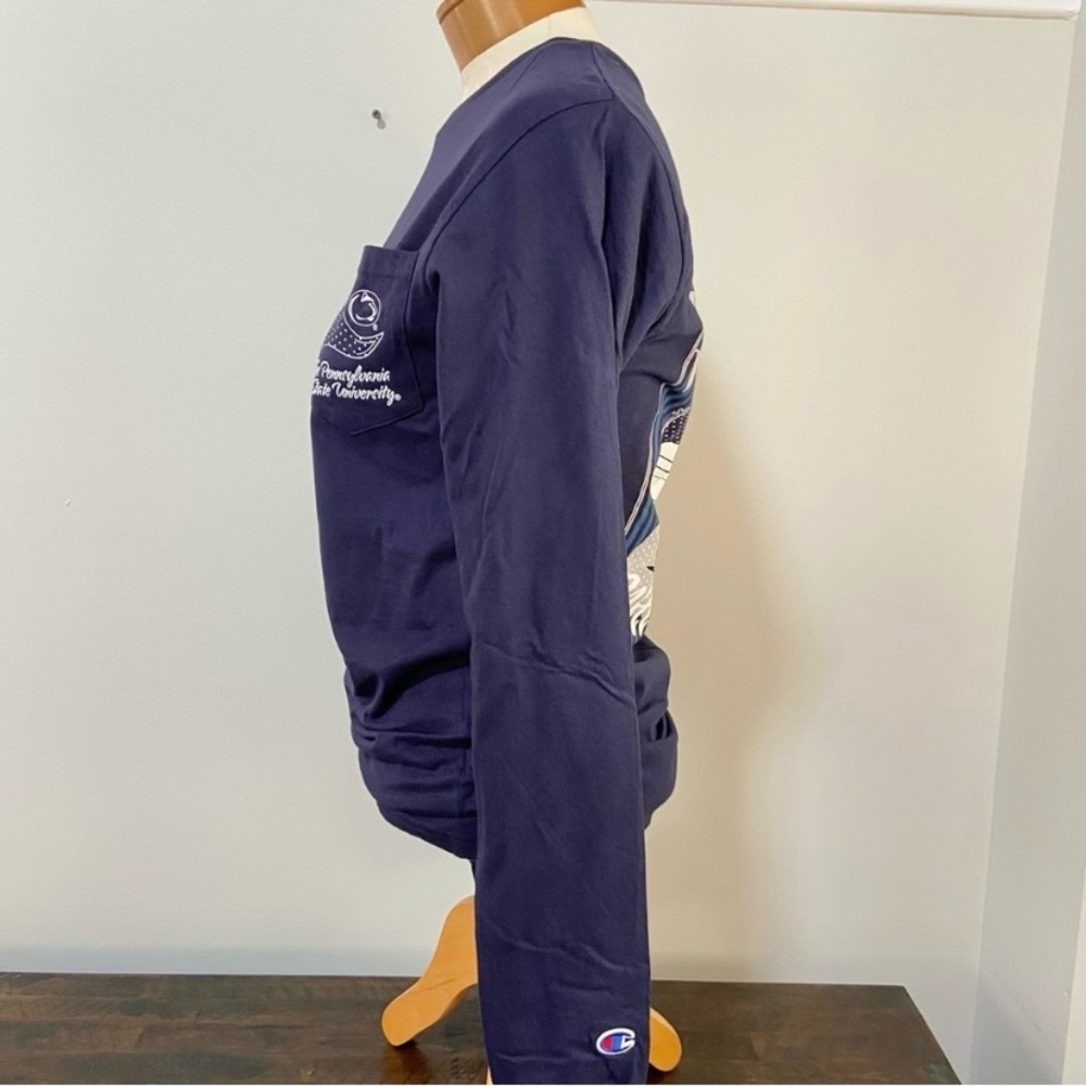 Champion Women’s Penn State Navy Long Sleeve Game Day Tailgate Dog Size Small - Picture 3 of 8